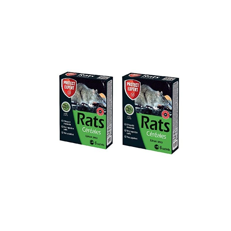 Raticide Souricide Protect Expert Rats et souris Pâte • 15 sachets