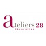 ATELIERS 28 | DIAMÈTRE 28| BOIS | 2 X EMBOUT BOUCHON | TAUPE